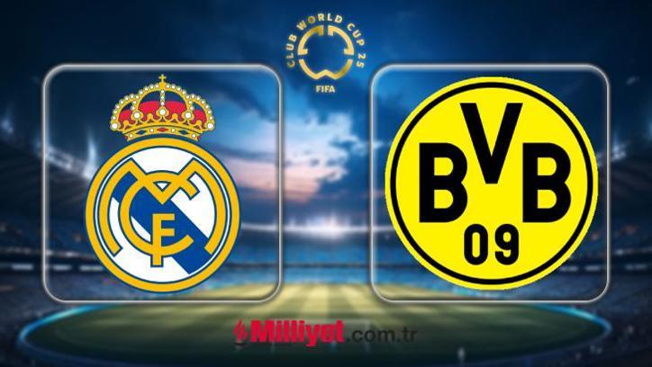 Real Madrid - Borussia Dortmund maçı hangi kanalda? FIFA Dünya Kulüpler Kupası Real Madrid Borussia Dortmund maçı saat kaçta, nerede izlenir? Arda Güler ilk 11'de oynayacak mı?