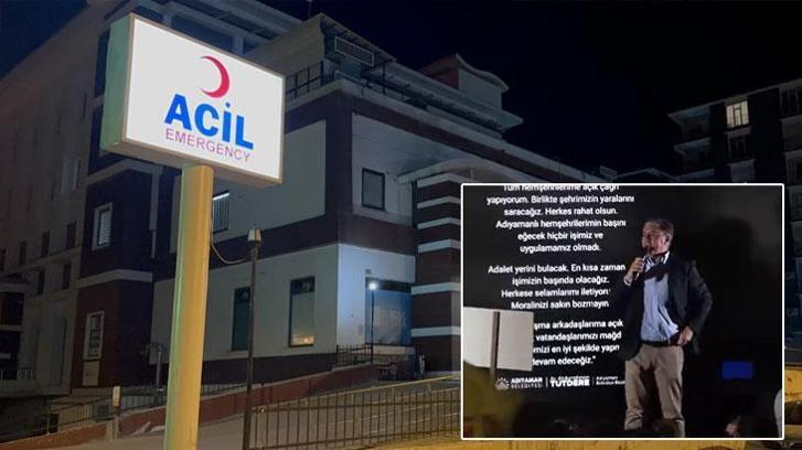 CHP Grup Başkanvekili Murat Emir sahneden düştü, hastanelik oldu