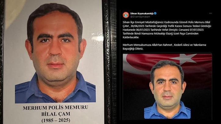 Polis memuru, trafik kazasında hayatını kaybetti