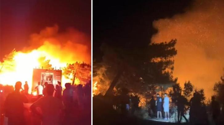 Hatay Samandağ'da orman yangını