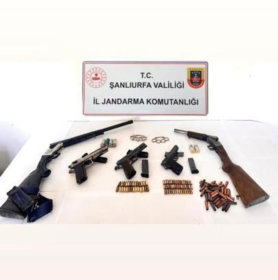 Şanlıurfa'da silah kaçakçılığı operasyonu 10 gözaltı