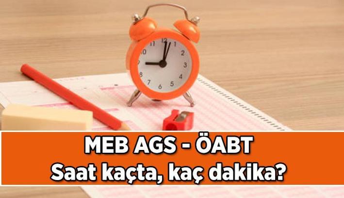 Akademi Giriş Sınavı (AGS) bitti! 2025 ÖABT saat kaçta başlıyor, kaçta bitiyor, sınav süresi kaç dakika? MEB AGS ve ÖABT soruları, cevapları, sonuçları ne zaman açıklanacak?