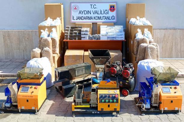 Aydın'da kaçak sigara operasyonu; 1 gözaltı