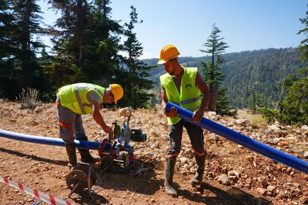 Meski, Anamur’da alternatif su kaynağını devreye aldı