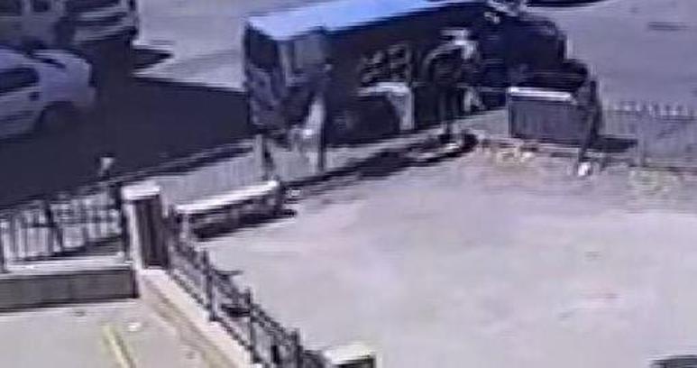 Jandarma aracındaki 2 kuzenin silahlı saldırıya uğradığı anlar kamerada