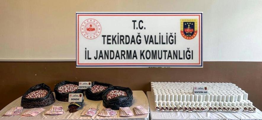 Tekirdağ'da uyuşturucu operasyonunda 1 tutuklama