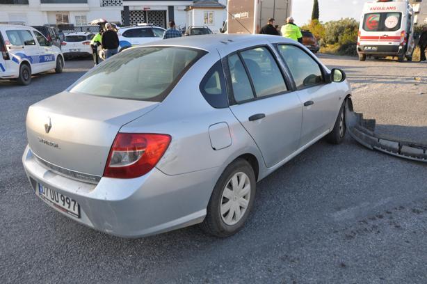 Gazipaşa'da otomobille motosiklet çarpıştı: 1 yaralı