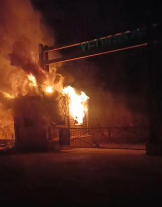 Adana'da kulübede çıkan yangın söndürüldü