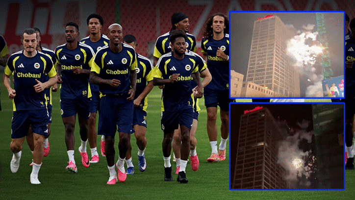 Fenerbahçe'ye Polonya'da maç öncesi havai fişekli provokasyon! 'Yılbaşı kadar yüksek gürültü'
