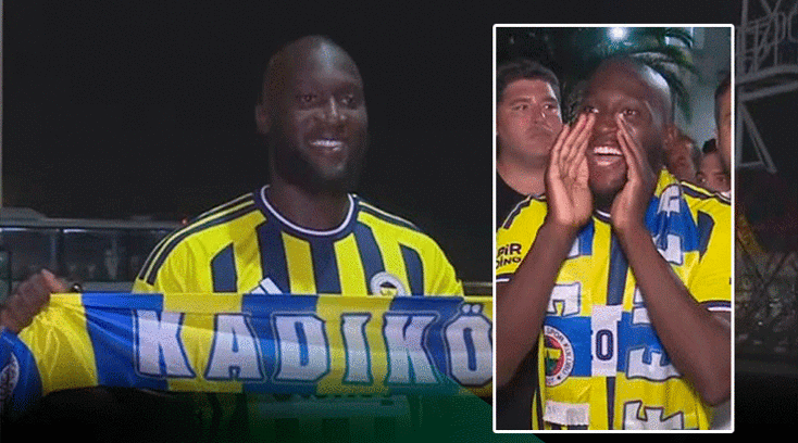 Fenerbahçe'nin yeni santrforu Romelu Lukaku İstanbul'a geldi!