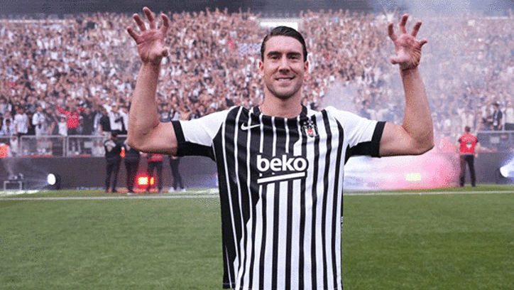 Beşiktaş, Dusan Vlahovic'i UEFA listesine ekledi! Kadrodan çıkan belli oldu