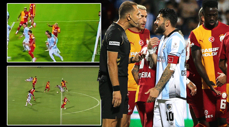 Erzurumspor-Galatasaray maçının tartışmalı pozisyonlarını eski hakemler yorumladı! 'Hakem endişeye mahal vermedi'