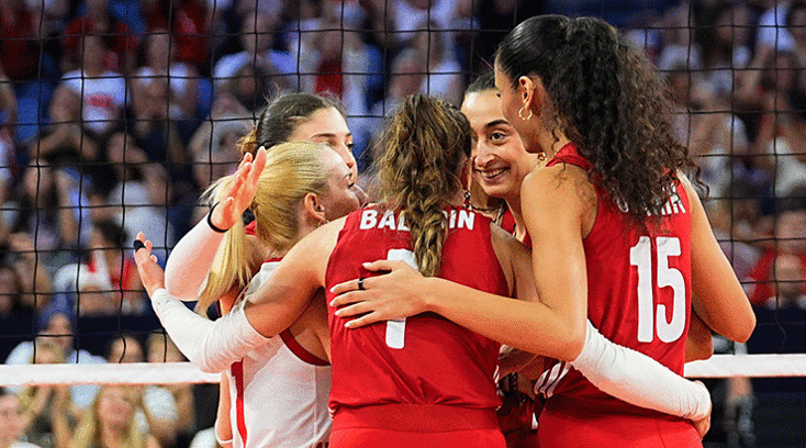 Avrupa Voleybol Şampiyonası'nda Filenin Sultanları Almanya'yı devirdi, dörtte dört yaptı!