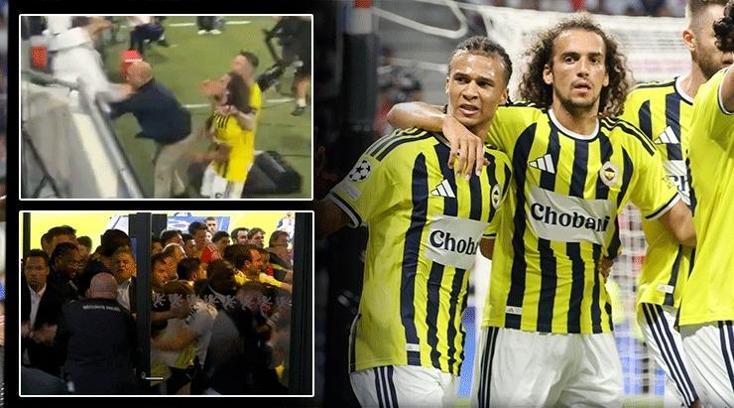 Fransızlar yenilgiyi hazmedemedi! Fenerbahçeli Guendouzi'ye tünel girişinde çirkin hareket