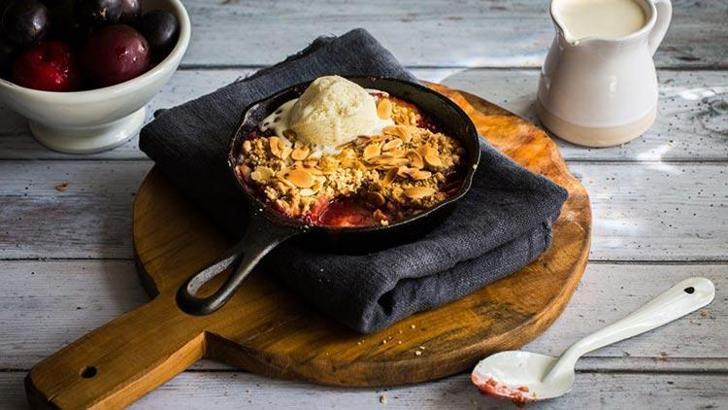 Erikli crumble tarifi