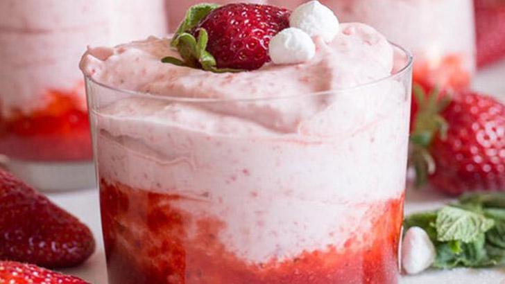 Çilekli Mousse Tarifi