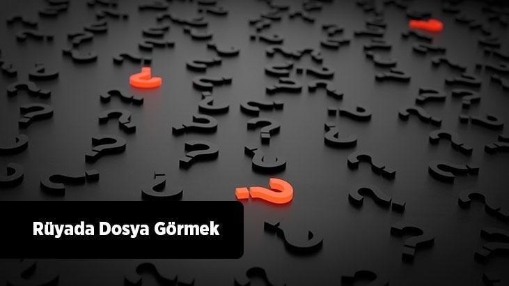 Rüyada Dosya Görmek Ne Demek? Mavi, Kırmızı Ve Beyaz Dosyalar Görmek