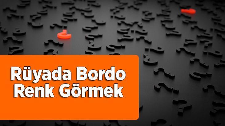 Rüyada Bordo Renk Görmek Nedir? Bordo Renkli Duvarlar Görmek