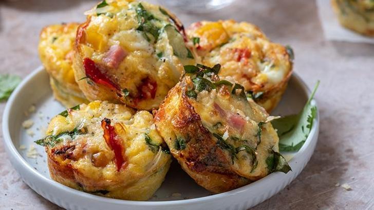 Kolay ve dondurulan fırında omlet kek