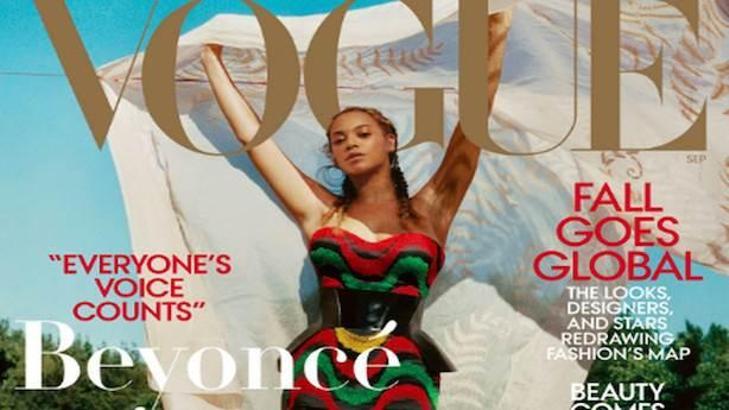 Beyonce, Vogue dergisinde yönetimi ele geçirdi