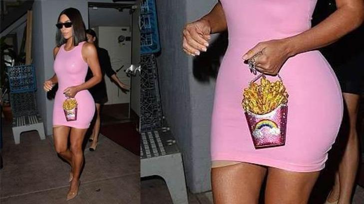 Kim Kardashian ilginç çantalar serisine yenisini ekledi: Şarj aleti çantası