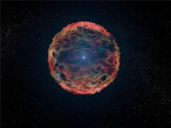Dev bir yıldızın ölürken sunduğu büyüleyici gösteri: Süpernova