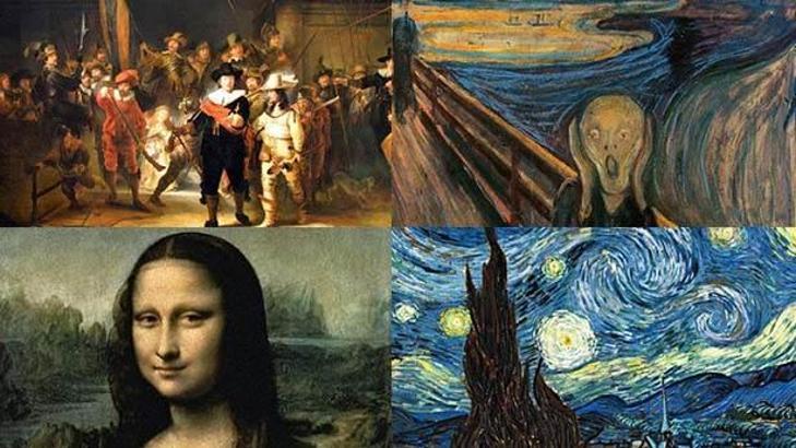 Dünyanın en ünlü 10 tablosu