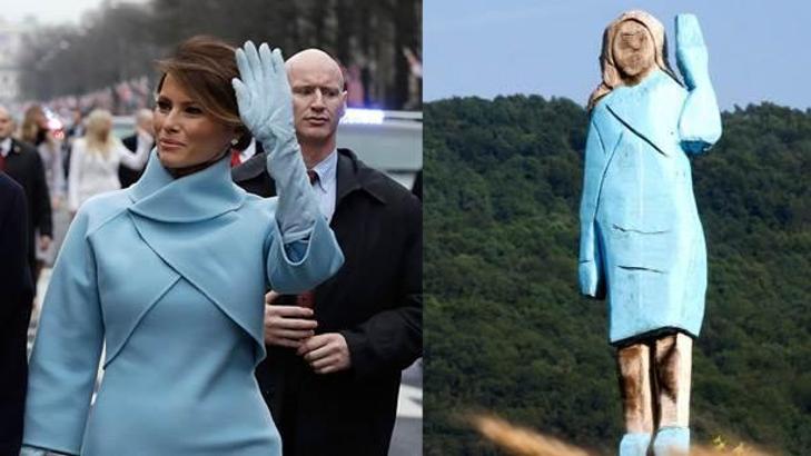 Melania Trump'ın heykeli iyi niyetli bir çalışma ama yemez!