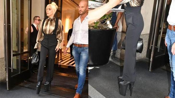 Manası yok bu kadar yükseğin: Lady Gaga 18 santimlik topuğu ne yapacak?