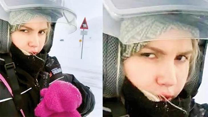 Aleyna Tilki iş çıkışı Kuzey Kutbu'na gitmeyi tatilden saymadı