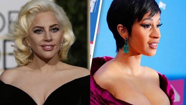 Cardi'ler, Gaga'lar birbirini ağırlar: Grammy ve Oscar dayanışması