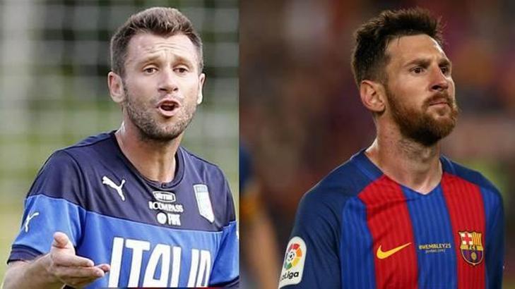 Antonio Cassano'nun Messi hayranlığı pişmanlığını gösteriyor