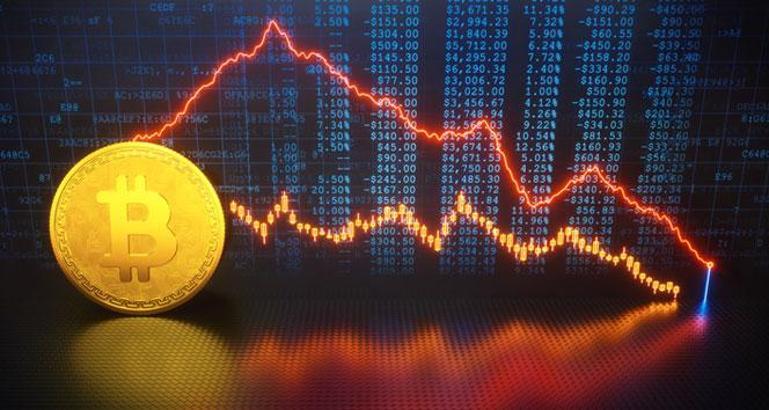 Bitcoin'de sert düşüş