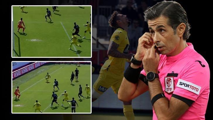Mete Kalkavan’ın penaltı kararı, golü engelledi! Ankaragücü cephesi isyan etti