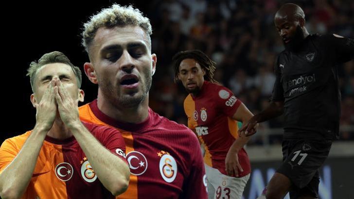 Galatasaray'ı Hatayspor durdurdu! Süper Lig'de ilk mağlubiyet