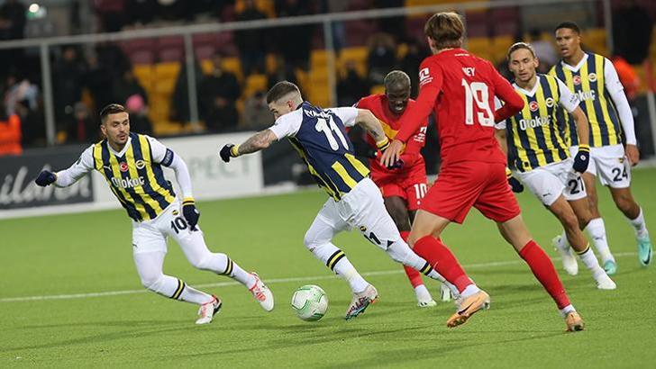 Nordsjaelland - Fenerbahçe maçından kareler