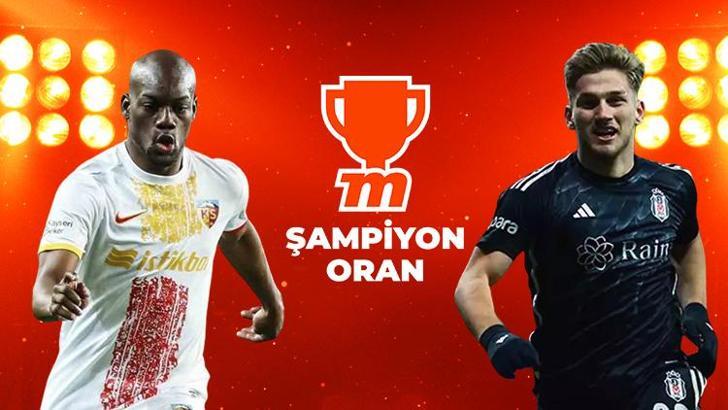 Kayserispor - Beşiktaş maçı Tek Maç, Canlı Bahis, Canlı Sohbet seçenekleriyle ve 'Şampiyon Oran' ile Misli'de