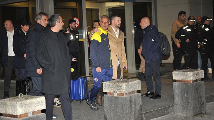 Fenerbahçe kafilesinin İstanbul'a gelişinden kareler