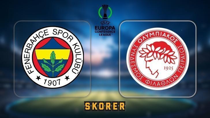 Fenerbahçe, UEFA Konferans Ligi'nde Olympiakos'u konuk ediyor! 11'ler belli oldu