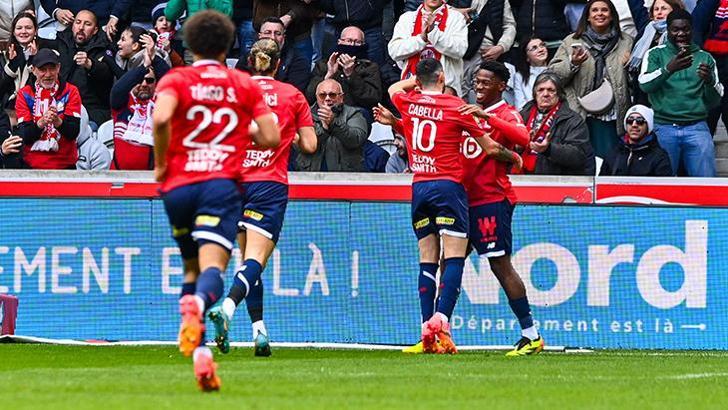 Ligue 1'de Lille, Strasbourg karşısında üçlük attı!