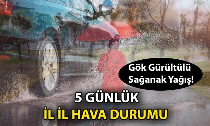 mgm.gov.tr açıkladı 🔊 İstanbul hava durumu ve diğer illerin hava durumu: 5 Günlük hava durumu dereceleri: Bu hafta yağmurlu mu geçecek?