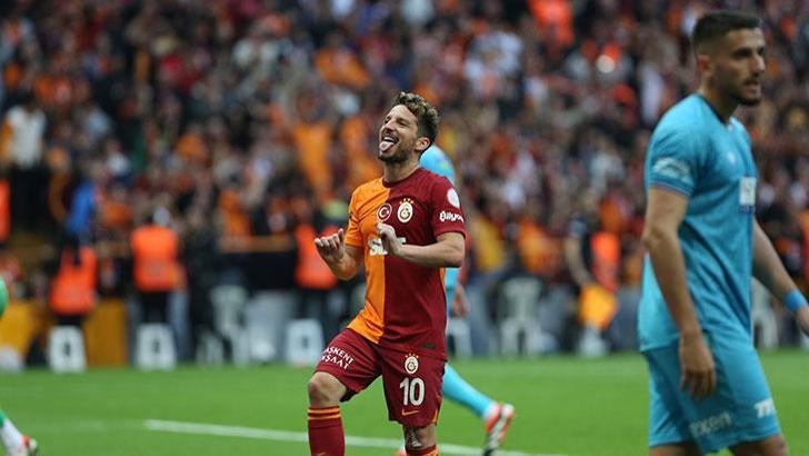 Galatasaray'da Dries Mertens'ten Süper Lig'de 8'inci gol!