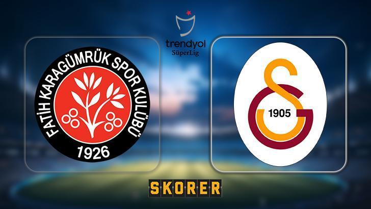 Karagümrük - G.Saray maçı ne zaman, hangi kanalda? Galatasaray'ın 11'i belli oldu