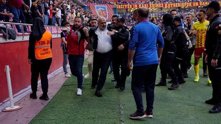 Kayserispor'da Burak Yılmaz çılgına döndü! Başkan Ali Çamlı sahaya girdi