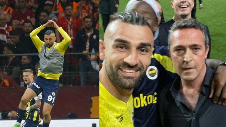 Fenerbahçe'de Serdar Dursun eşine verdiği sözü tuttu! Galatasaray derbisinde 'Siu' şov