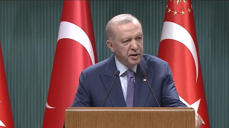 Cumhurbaşkanı Erdoğan hükümetin 1 yıllık karnesini açıkladı