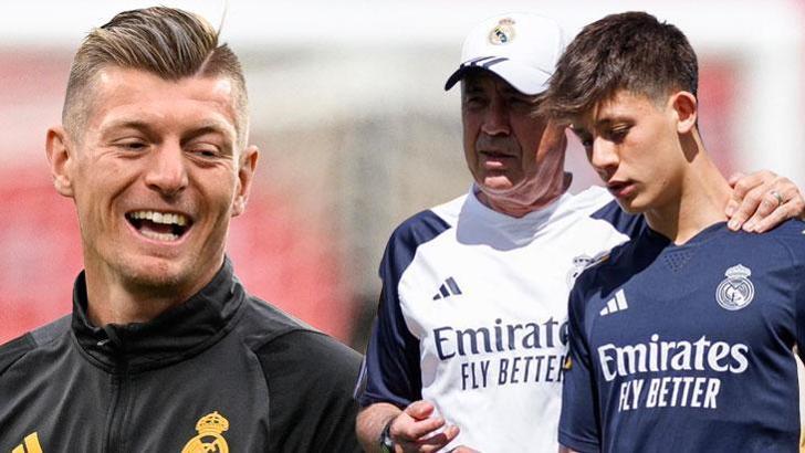 Real Madrid'de Ancelotti'den Arda Güler'e yeni görev! Toni Kroos'un yerini alacak