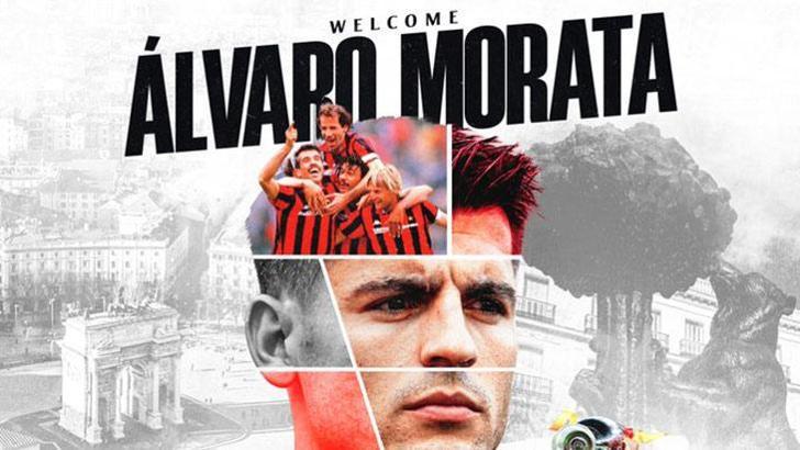 Alvaro Morata resmen Milan'da