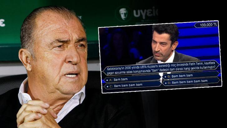 Kim Milyoner Olmak İster'de Fatih Terim sorusu!