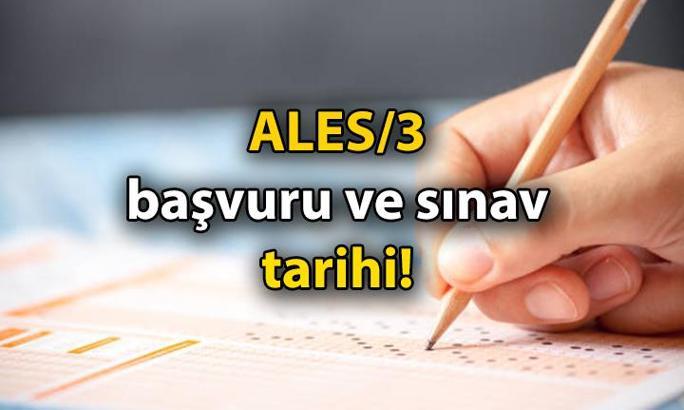 Sınav Haberleri: ALES başvurusu ne zaman, sınav tarihi hangi gün? 2024 ALES/3 sonuçları ne zaman açıklanacak?